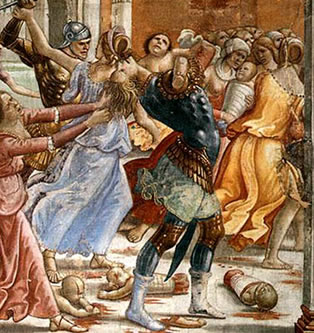 Matanza de los Inocentes, Domenico Ghirlandaio