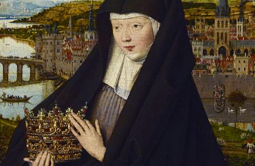 Vierge au chartreux, Jan van Eyck