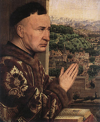Chancelier Rolin, entre 1434 et 1435, Jan van Eyck