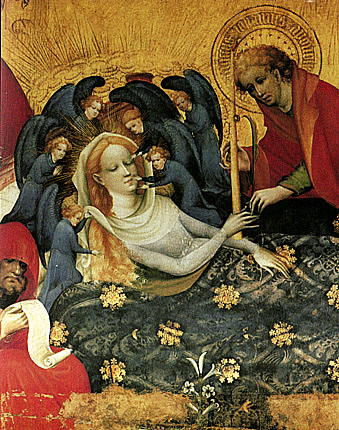 Retablo de la Muerte de la Virgen, hacia 1420, Konrad von Soest