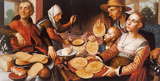 Las Crêpes, 1562, Pieter Aertsen