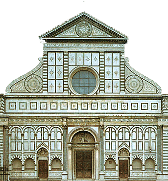 Santa Maria Novella, Leon Battista Alberti