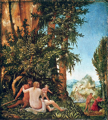 Albrecht Altdorfer, Famille de satyre