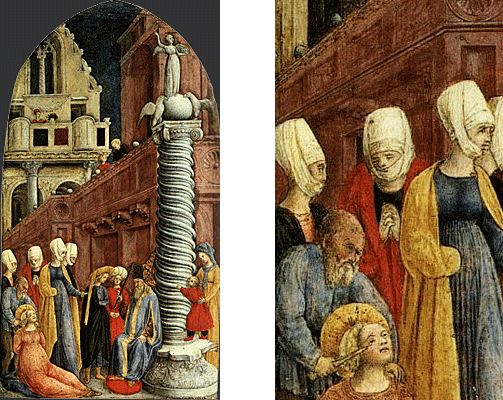 Martyre de sainte Lucie, vers 1450, Antonio Vivarini