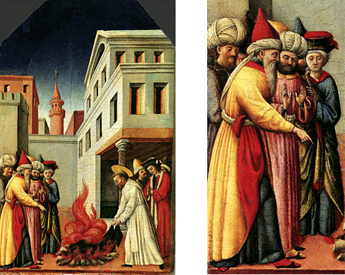 Antonio Vivarini, Miracle du feu devant le sultan
