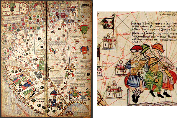 Atlas catalan, Attribué à Abraham Cresques