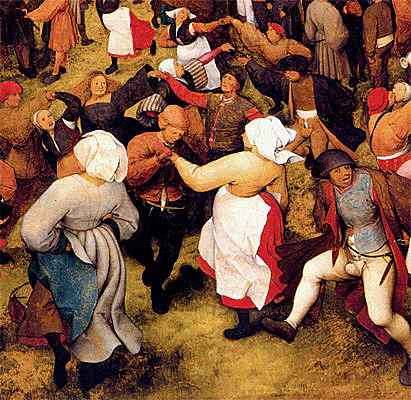 Baile de boda campesina, 1566, Pieter Bruegel