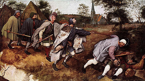 La parábola de los ciegos, 1568, Pieter Bruegel