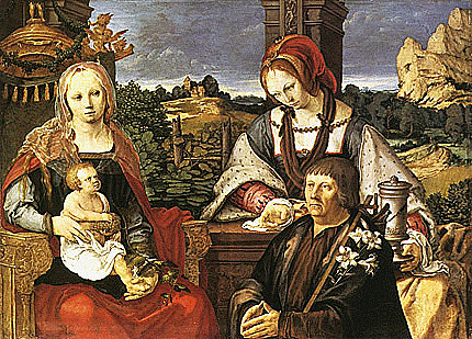 La Virgen y el Niño,1522, Lucas van Leyden 