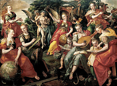 Las siete artes liberales, 1590, Martin de Vos