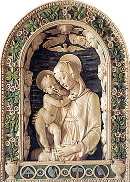 Madone des tailleurs de pierre, 1475-1480, Andrea della Robbia
