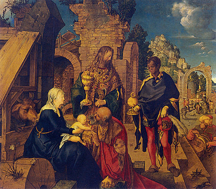 Adoration des Mages, Albrecht Dürer