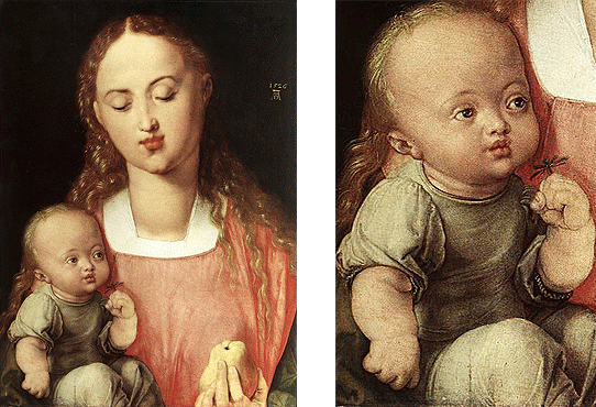 La Vierge à la poire, 1526, Albrecht Dürer