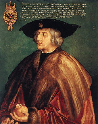 Maximiliano I, 1519, Alberto Durero