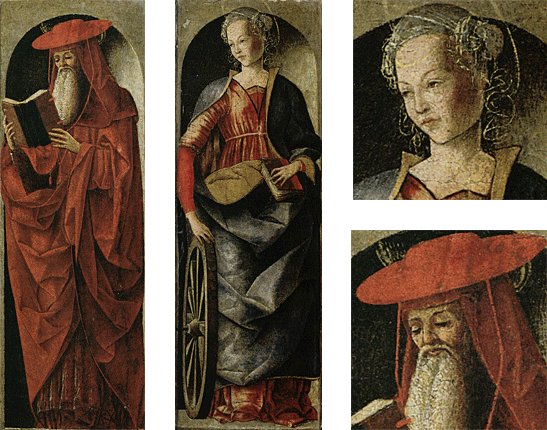 Ercole de Roberti, Saint Jérôme et sainte Cathérine