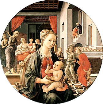 Tondo Pitti, hacia 1452, Filippo Lippi