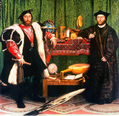 Los Embajadores, 1533, Hans Holbein