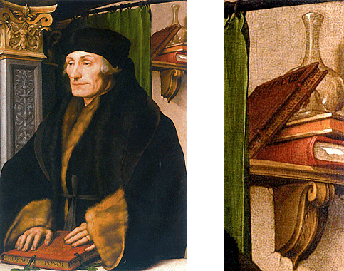 Erasmo de Rotterdam, 1523, Hans Holbein