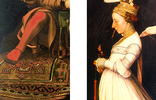 Madonna de Darmstadt, 1525/1529, Hans Holbein, detalles