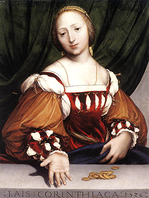 Hans Holbein, Lais de Corinthe