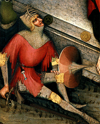 La Résurrection du Christ, vers 1380, Maître de Trebon, détail