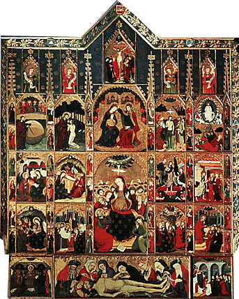 Retablo del Espíritu Santo, 1394, Pere Serra