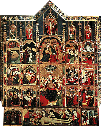 Retable de l'Esprit saint, 1394, Pere Serra