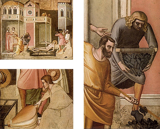 Martirio de san Lorenzo, hacia 1330, Bernardo Daddi, Florencia, Santa Croce