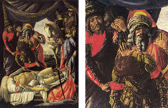 Descubrimiento del cadáver de Holofernes, Sandro Botticelli