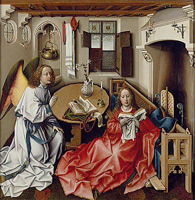 Triptyque dit de Mérode, Robert Campin Triptyque dit de Mérode, Robert Campin