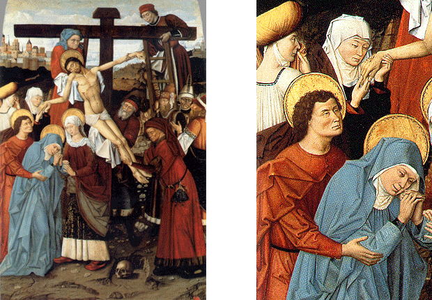 Descente de Croix, vers 1455-1460, Colantonio