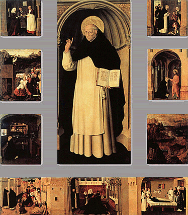 Retable de saint Vincent Ferrier, vers 1455, Niccolò Colantonio, Naples