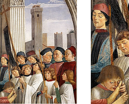 Funérailles de santa Fina, Domenico Ghirlandaio