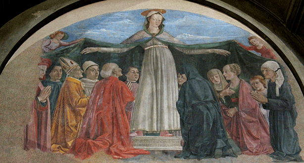 Virgen de Misericordia, Domenico Ghirlandaio