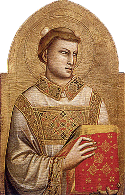 San Esteban, 1320-1325, Giotto di Bondone, Florencia, museo Horne