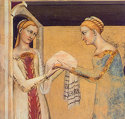 La Naissance de la Vierge, 1365, Giovanni da Milano