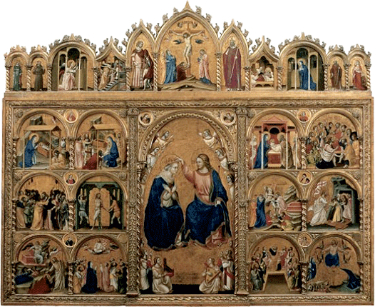 Couronnement de la Vierge, 1344, Guariento di Arpo