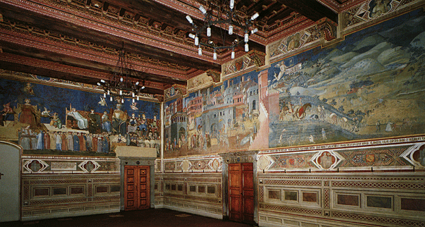 Sala de los Nueve, Siena
