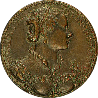 Medalla de Lucrezia de Médicis (1545-1561)