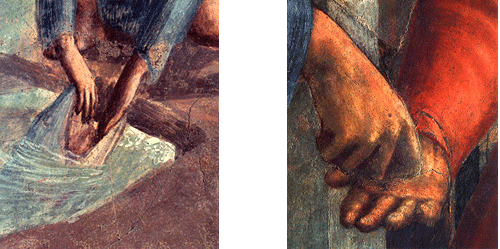 El pago del tributo, Masaccio