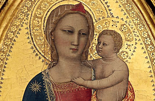 La Virgen y el Niño con santos, 1360, Nardo di Cione