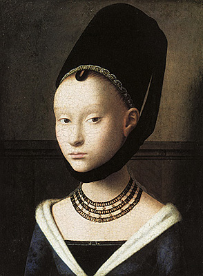 Portrait de jeune fille, après 1460, Petrus Christus