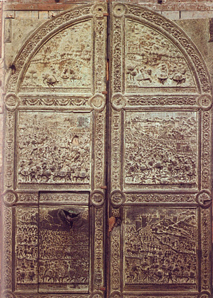 Puertas del Castel Nouvo, bronce, c.1470, Guglielmo Monaco
