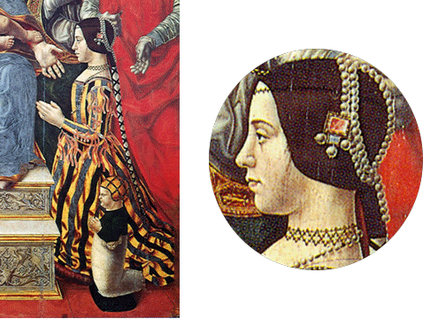 Pala Sforzesca, Beatrice d'Este