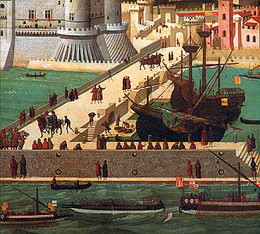 Tavola Strozzi, port de Naples