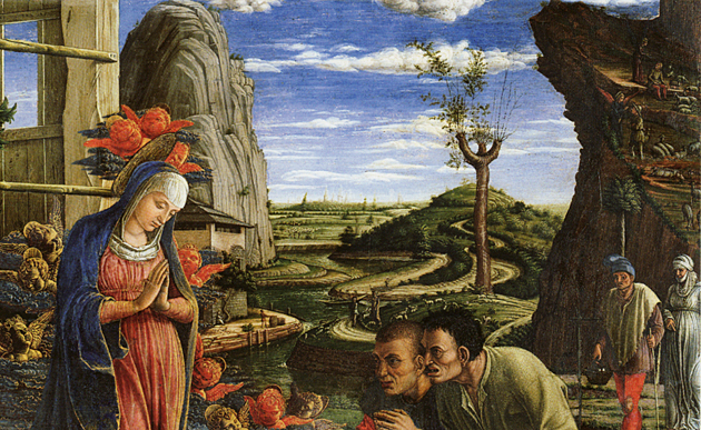 Adoration des bergers, 1450-1451, Andrea Mantegna