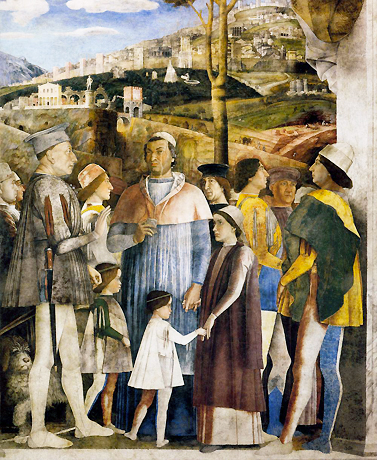 La Rencontre, Chambre de Époux,  Andrea Mantegna