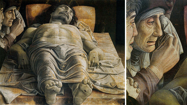 Lamentación, 1490, Andrea Mantegna