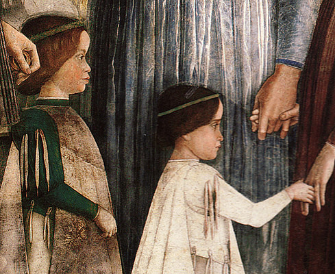 La rencontre, Andrea Mantegna