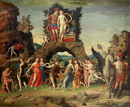 Le Parnasse, 1495-1497, Andrea Mantegna